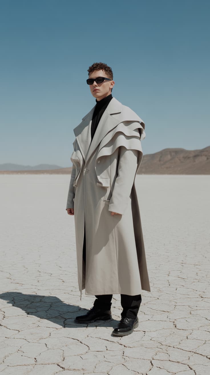 Brand Campaign - Male Model Desert Editorial